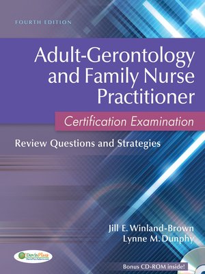 cover image of Adult-Gerontology and Family Nurse Practitioner Certification Examination